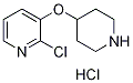 2-氯-3-(哌啶-4-氧基)吡啶盐酸盐, 1185298-55-8, 结构式
