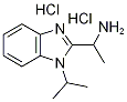 [1-(1-异丙基-1H-苯并咪唑-2-基)乙基]胺二盐酸盐 结构式