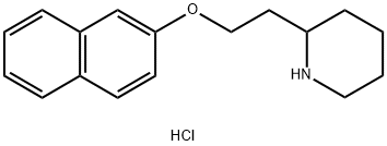 2-[2-(2-Naphthyloxy)ethyl]piperidine hydrochloride Struktur