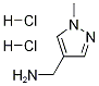 4-(氨基甲基)-1-甲基吡唑盐酸盐,1185299-72-2,结构式