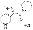 1-methyl-3-(piperidin-1-ylcarbonyl)-4,5,6,7-tetrahydro-1H-pyrazolo[4,3-c]pyridine hydrochloride