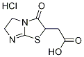 (3-Oxo-2,3,5,6-tetrahydro-imidazo[2,1-b]thiazol-2-yl)-acetic acid hydrochloride Structure