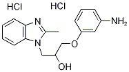 1-(3-Amino-phenoxy)-3-(2-methyl-benzoimidazol-1-yl)-propan-2-ol dihydrochloride Structure
