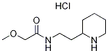 2-Methoxy-N-(2-piperidin-2-yl-ethyl)-acetamidehydrochloride Struktur