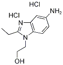 2-(5-Amino-2-ethyl-benzoimidazol-1-yl)-ethanoldihydrochloride Structure