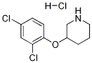 3-(2,4-DICHLOROPHENOXY)PIPERIDINE HYDROCHLORIDE Struktur