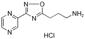 [3-(3-吡嗪-2-基-1,2,4-恶二唑-5-基)丙基]胺盐酸盐,1185302-90-2,结构式