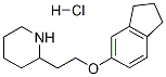 2-(2-((2,3-二氢-1H-茚-5-基)氧基)乙基)哌啶盐酸盐, 1185303-73-4, 结构式