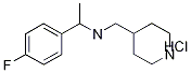 N-[1-(4-氟苯基)乙基]-4-哌啶甲胺盐酸盐,1185307-34-9,结构式