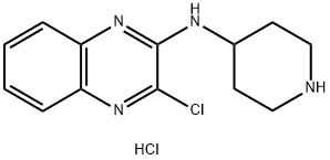 (3-Chloro-quinoxalin-2-yl)-piperidin-4-yl-aMine hydrochloride, 98+% C13H16Cl2N4, MW: 299.20 Structure