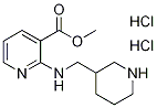 2-[(Piperidin-3-ylMethyl)-aMino]-nicotinic acid Methyl ester dihydrochloride, 98+% C13H21Cl2N3O2, MW: 322.24|2-[(3-哌啶基甲基)氨基]-3-吡啶羧酸甲酯盐酸盐