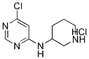 6-氯-N-3-哌啶基-4-嘧啶胺盐酸盐 结构式