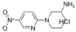 1-(5-硝基-2-吡啶基)-3-哌啶胺盐酸盐,1185309-50-5,结构式