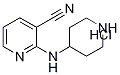 2-(4-哌啶基氨基)-3-吡啶甲腈盐酸盐, 1185309-59-4, 结构式