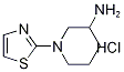 1-(2-thiazolyl)-3-piperidinaMine hydrochloride, 98+% C8H14ClN3S, MW: 219.75 Structure