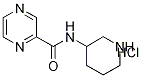 Pyrazine-2-carboxylic acid piperidin-3- ylaMide hydrochloride, 98+% C10H15ClN4O, MW: 242.71 Structure