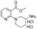 3-AMino-3,4,5,6-tetrahydro-2H-[1,2']bipyridinyl-3'-carboxylic acid Methyl ester dihydrochloride, 98+% C12H19Cl2N3O2, MW: 308.21 Struktur
