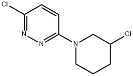 3-chloro-6-(3-chloropiperidin-1-yl)pyridazine Struktur