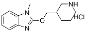 1-Methyl-2-(piperidin-3-ylMethoxy)-1H-benzoiMidazole hydrochloride, 98+% C14H20ClN3O, MW: 281.79 Struktur