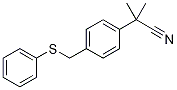 2-메틸-2-(4-(페닐티오메틸)페닐)프로판니트릴