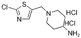 1-(2-Chloro-thiazol-5-ylMethyl)-piperidin-4-ylaMine dihydrochloride, 98+% C9H16Cl3N3S, MW: 304.67 Struktur