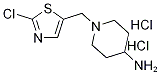 1-(2-Chloro-thiazol-5-ylMethyl)-piperidin-4-ylaMine dihydrochloride, 98+% C9H16Cl3N3S, MW: 304.67 化学構造式