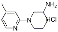 4'-Methyl-3,4,5,6-tetrahydro-2H-[1,2']bipyridinyl-3-ylaMine hydrochloride, 98+% C11H18ClN3, MW: 227.73|1-(5-甲基-2-吡啶基)-3-哌啶胺盐酸盐