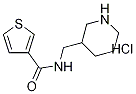 Thiophene-3-carboxylicacid(piperidin-3-ylMethyl)-aMide hydrochloride, 98+% C11H17ClN2OS, MW: 260.83 Structure