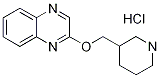 2-(3-哌啶基甲氧基)喹喔啉盐酸盐, 1185313-33-0, 结构式