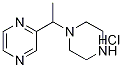 2-(1-(piperazin-1-yl)ethyl)pyrazine hydrochloride, 98+% C10H17ClN4, MW: 228.72 Struktur