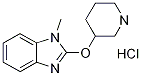 1-Methyl-2-(piperidin-3-yloxy)-1H-benzoiMidazole hydrochloride, 98+% C13H18ClN3O, MW: 267.76 Struktur