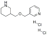 3-(Piperidin-3-ylmethoxymethyl)-pyridine dihydrochloride Struktur