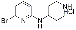 (6-BroMo-pyridin-2-yl)-piperidin-4-yl-aMine hydrochloride, 98+% C10H15ClBrN3, MW: 292.61|6-溴-N-4-哌啶基-2-吡啶胺盐酸盐