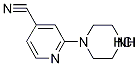 2-Piperazin-1-yl-isonicotinonitrile hydrochloride, 98+% C10H13ClN4, MW: 224.69 Struktur