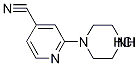 2-(1-哌嗪基)-4-吡啶甲腈盐酸盐,1185316-24-8,结构式