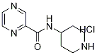 Pyrazine-2-carboxylic acid piperidin-4-ylaMide hydrochloride, 98+% C10H15ClN4O, MW: 242.71 Structure