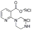 2-Piperazin-1-yl-nicotinic acid Methyl ester dihydrochloride, 98+% C11H17Cl2N3O2, MW: 294.18 Struktur