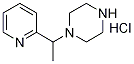 1-(1-(pyridin-2-yl)ethyl)piperazine hydrochloride, 98+% C11H18ClN3, MW: 227.73