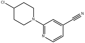 2-(4-chloropiperidin-1-yl)isonicotinonitrile, 98+% C11H12ClN3, MW: 221.69 Structure