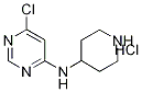 (6-Chloro-pyriMidin-4-yl)-piperidin-4-yl-aMine hydrochloride, 98+% C9H14Cl2N4, MW: 249.14 Struktur