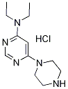 Diethyl-(6-piperazin-1-yl-pyriMidin-4-yl)-aMine hydrochloride, 98+% C12H22ClN5, MW: 271.79 Struktur