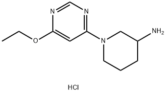 1-(6-Ethoxy-pyriMidin-4-yl)-piperidin-3-yl aMine hydrochloride, 98+% C11H19ClN4O, MW: 258.75 Struktur