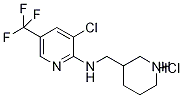 (3-Chloro-5-trifluoroMethyl-pyridin-2-yl)-piperidin-3-ylMethyl-aMine hydrochloride, 98+% C12H16Cl2F3N3, MW: 330.18 Struktur