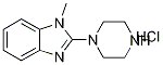 1-Methyl-2-piperazin-1-yl-1H-benzoiMidazole hydrochloride, 98+% C12H17ClN4, MW: 252.75 Struktur