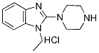 1-乙基-2-(1-哌嗪基)-1H-苯并咪唑盐酸盐, 1185319-81-6, 结构式