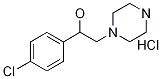 1-(4-Chloro-phenyl)-2-piperazin-1-yl-ethanol hydrochloride Struktur