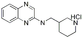 Piperidin-3-ylMethyl-quinoxalin-2-yl-aMine hydrochloride, 98+% C14H19ClN4, MW: 278.79 化学構造式