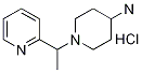 1-(1-(pyridin-2-yl)ethyl)piperidin-4-aMine hydrochloride, 98+% C12H20ClN3, MW: 241.76 Structure