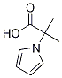 1H-pyrrole-1-acetic acid, alpha,alpha-dimethyl- Struktur