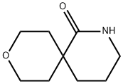 9-オキサ-2-アザスピロ[5.5]ウンデカン-1-オン 化学構造式